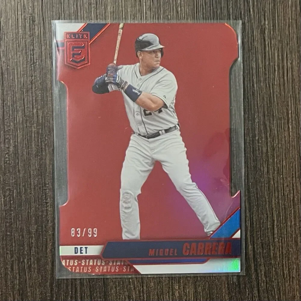 2026 Panini Elite Baseball Status Die Cut Miguel Cabrera/99